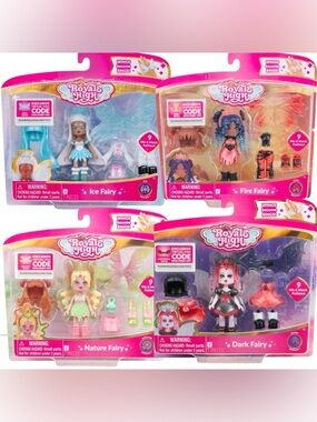 ⚡️SET-4⚡️Royale High Dark Fairy, Nature Fairy, Ice Fairy& Fire Fairy